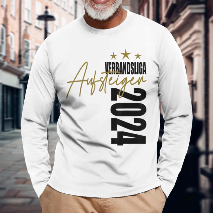 Aufsteigererbandsliga 2024 Aufstieg League Champion Langarmshirts Geschenke für alte Männer