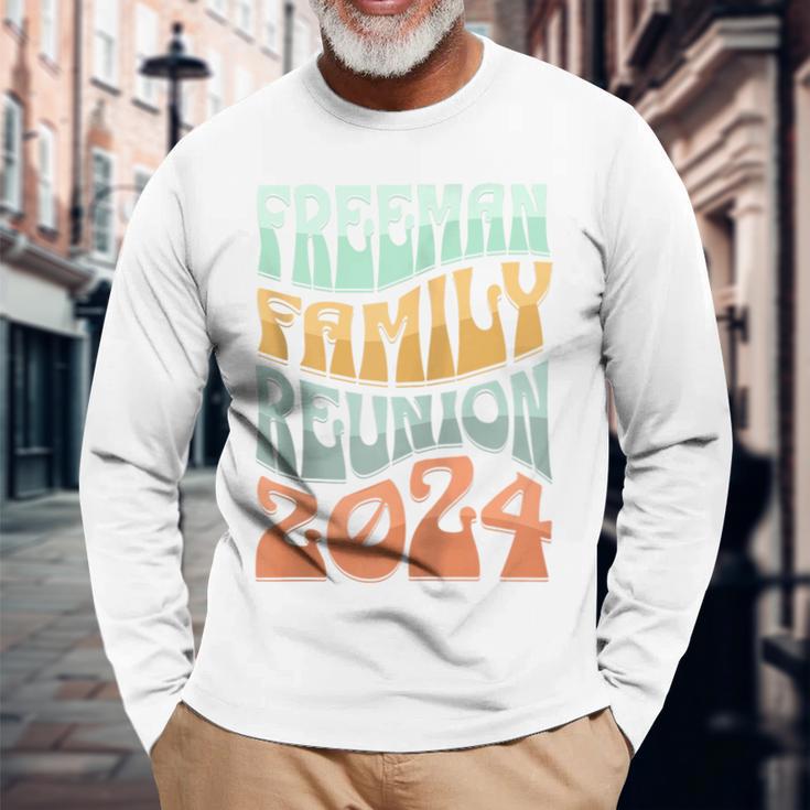 Freeman 2024 Freeman Surname Freeman Hooded Jacket Langarmshirts Geschenke für alte Männer