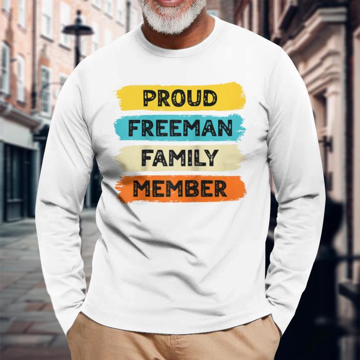 Freeman Retro Freeman Nachname Freeman Raglan Langarmshirts Geschenke für alte Männer