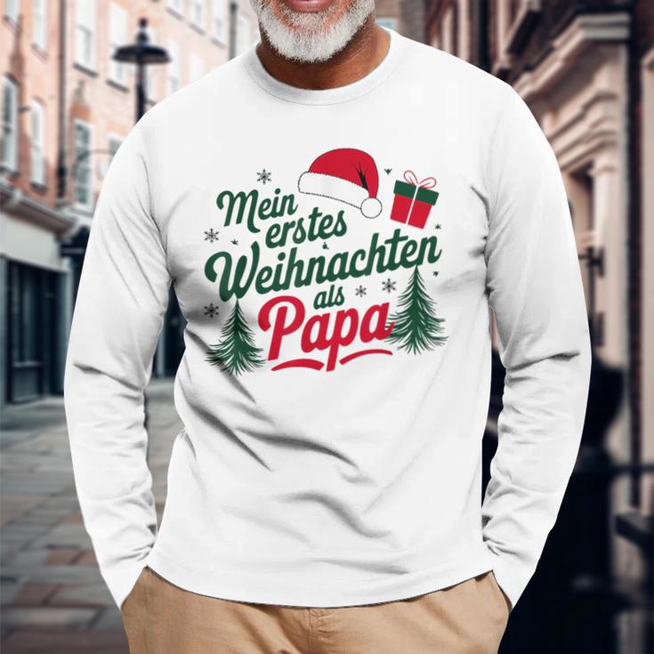 Mein Erstes Weihnachten Als Papa Langarmshirts Geschenke für alte Männer