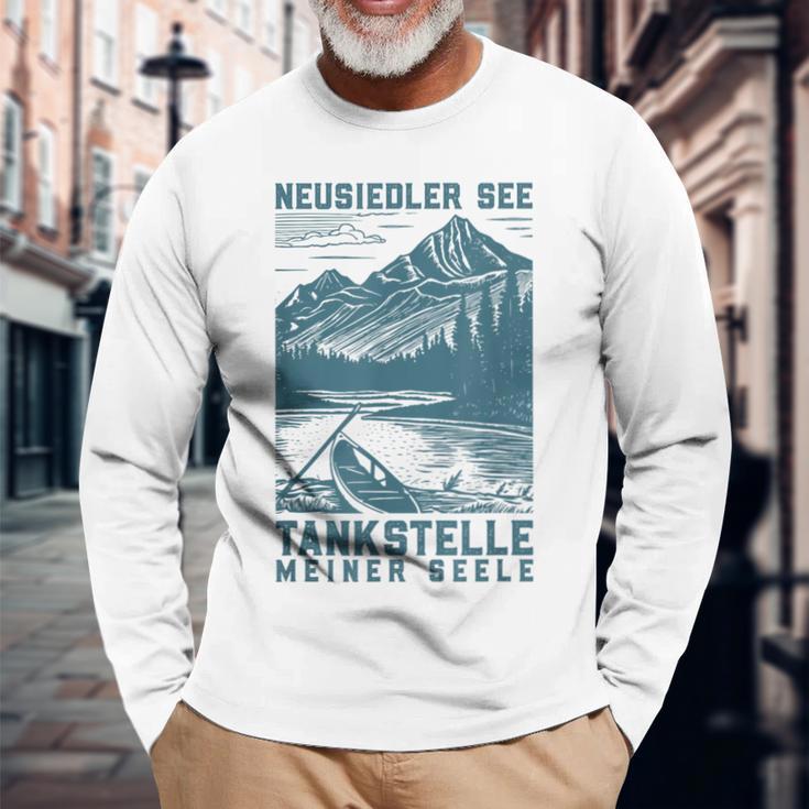 Seelenheimat Neusiedler See Langarmshirts Geschenke für alte Männer