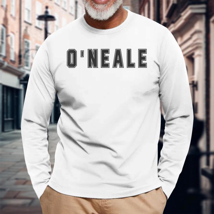 Team O'neale Surname Familia Proud Family Langarmshirts Geschenke für alte Männer