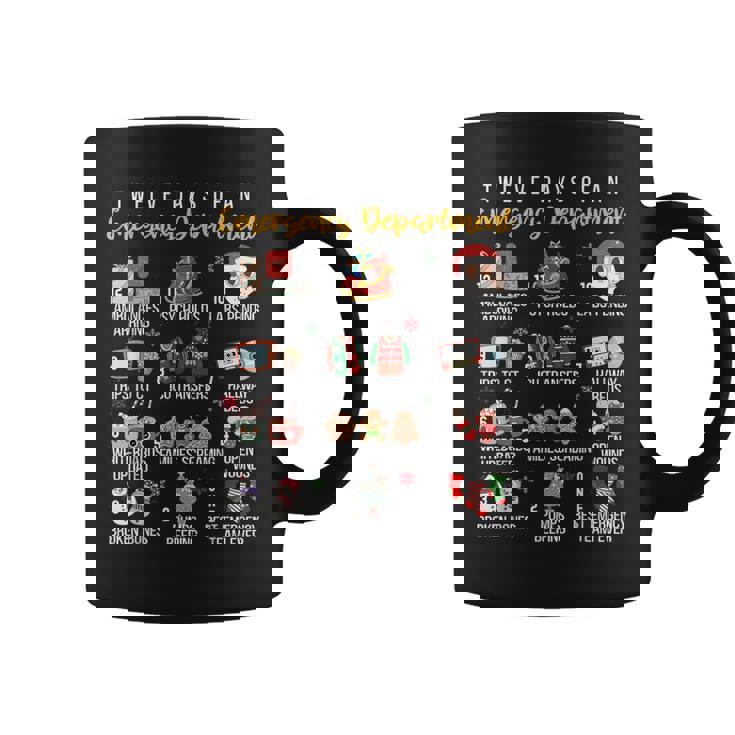 12 Days Of An Emergency Department Er Nurse Christmas Coffee Mug