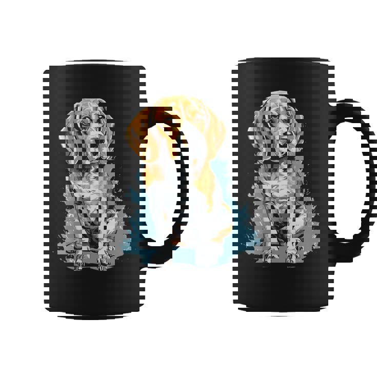 Adorable Beagle Pet Portraits Capture Puppy Love Graphic Print Coffee Mug