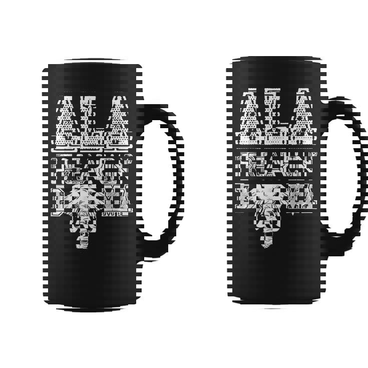 Ala Freakin' Bama Alabama Retro Bama Vintage Alabama Coffee Mug