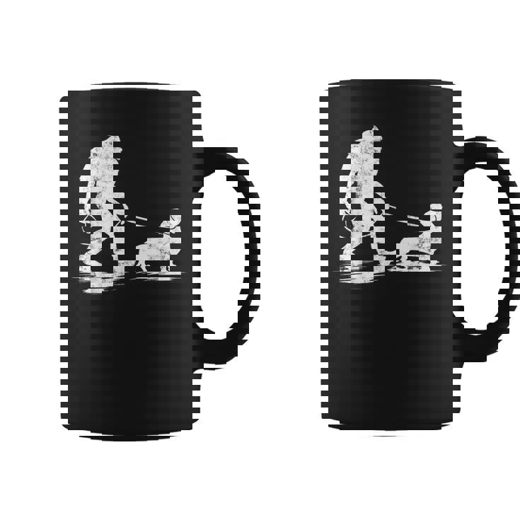 Bigfoot Walking Dachshund Wiener Dog Dad Coffee Mug