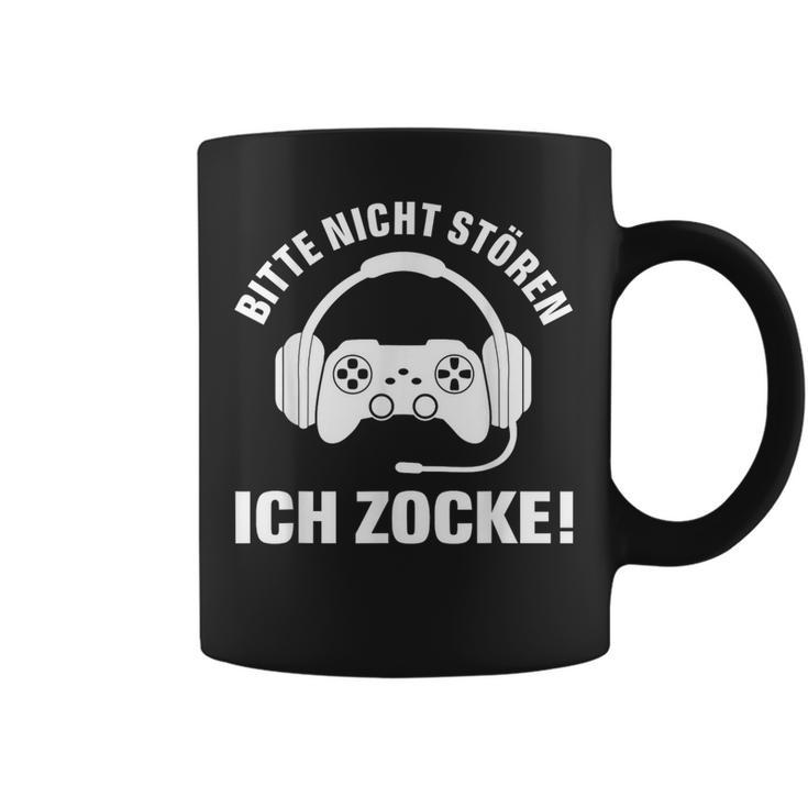 Bitte Nicht Stören Ich Zock Saying For Gamer S Tassen