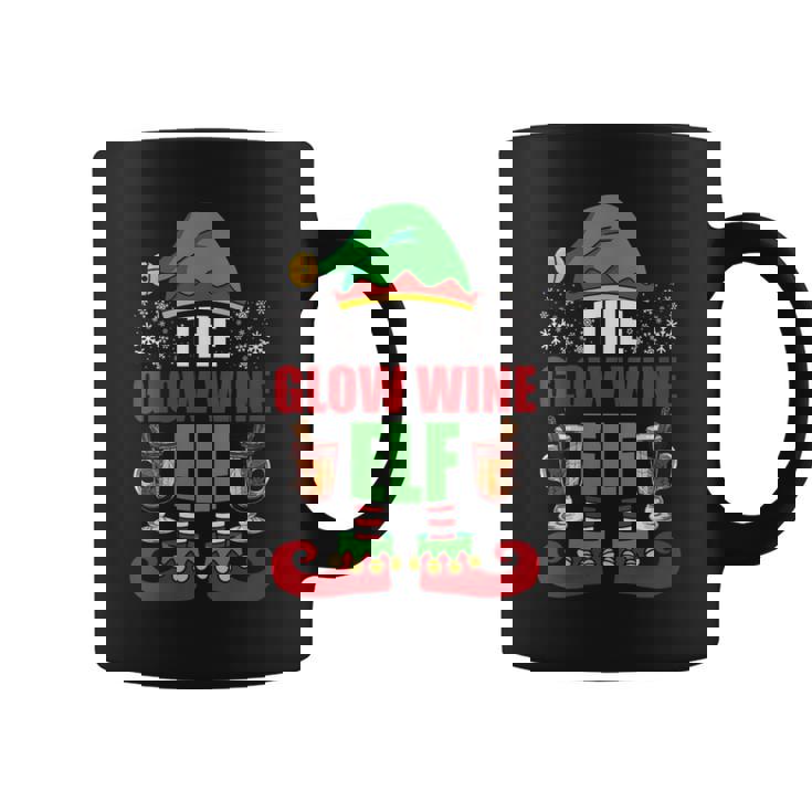 Christmas Market GLOW WINE ELF Merry Mulled Wine Christmas Graphic Print Coffee Mug