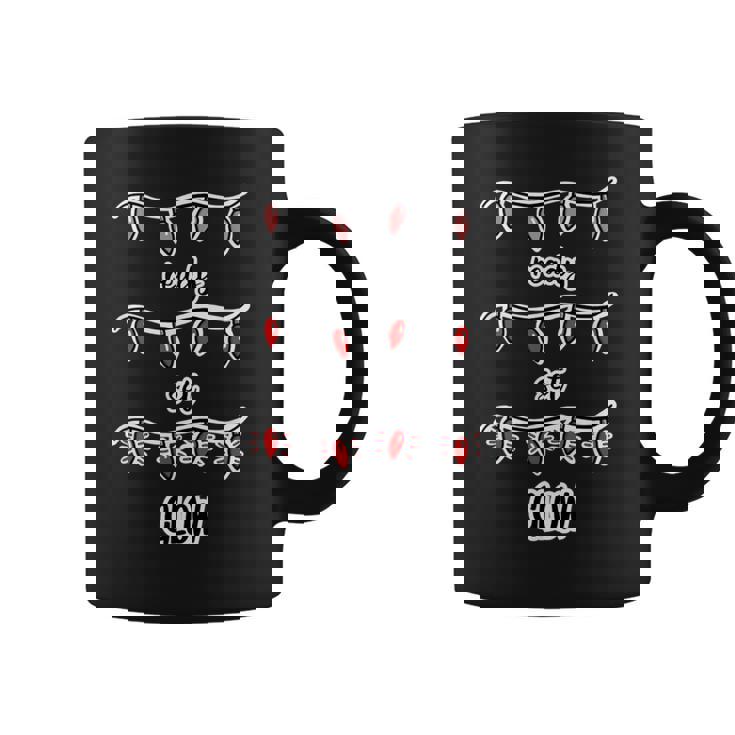 Christmas Tee Pun Ready Set Glow Xmas Graphic Print Coffee Mug