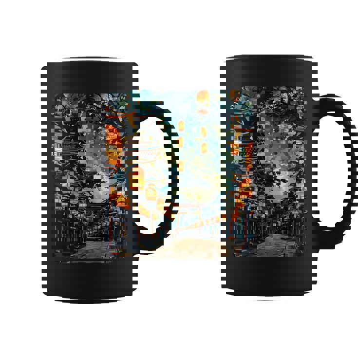 Cool Japanese Lantern Festival Premium Graphic Print Coffee Mug
