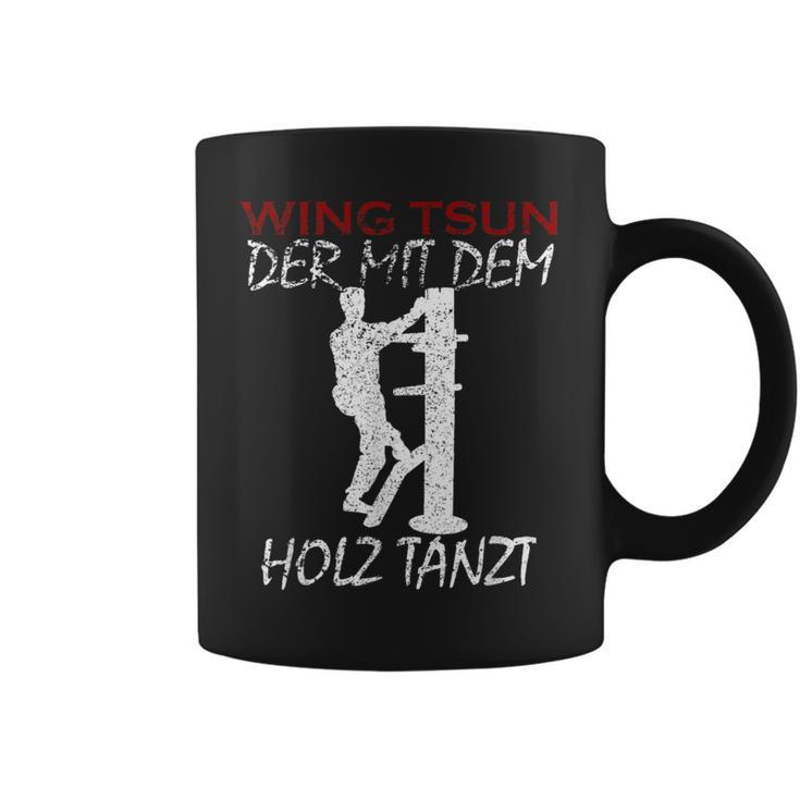 Der Mit Dem Holz Tanzt Martial Arts Training Wing Tsun Tassen