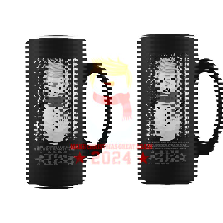 Donald Trump 2024 Usa Make Christmas Great Again Xmas Coffee Mug