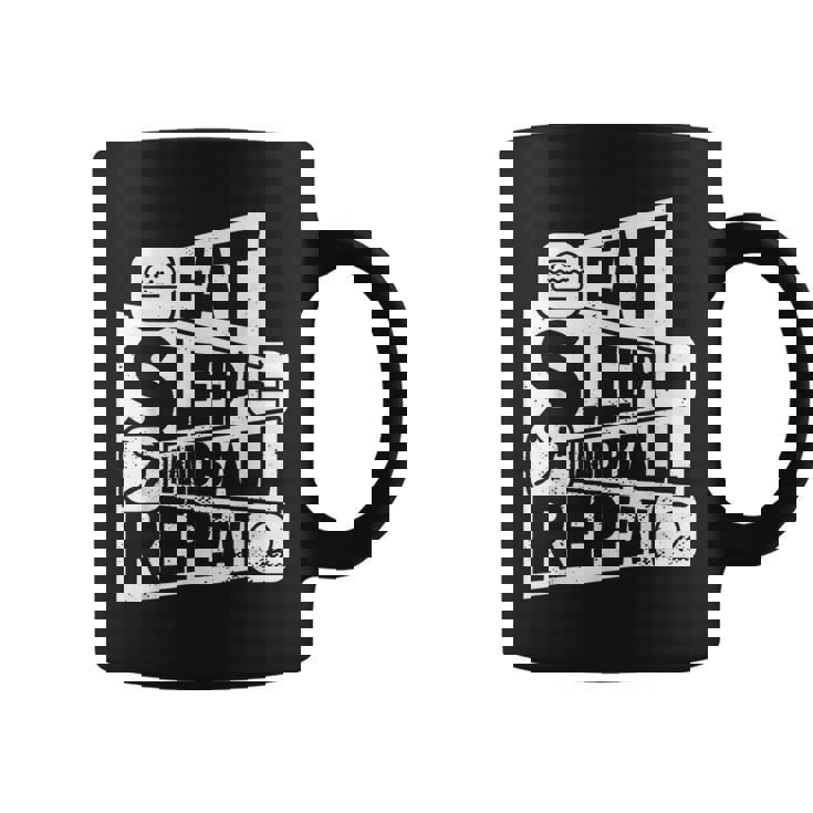 Eat Sleep Handball Repeat Cadeau De Handball Drôle Tasse