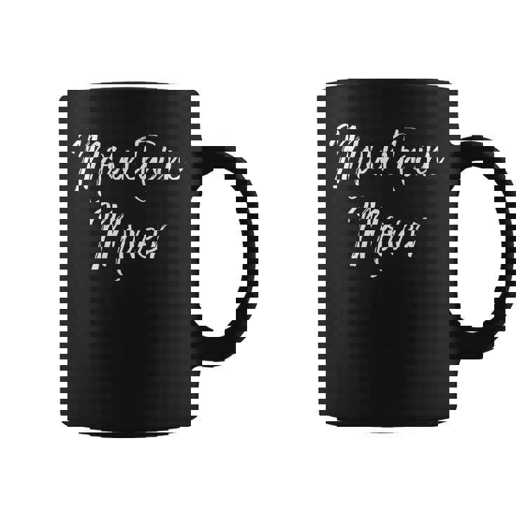 Faith Can Move Mountains Quote Prayer Warrior Mountain Mover Graphic Print Coffee Mug