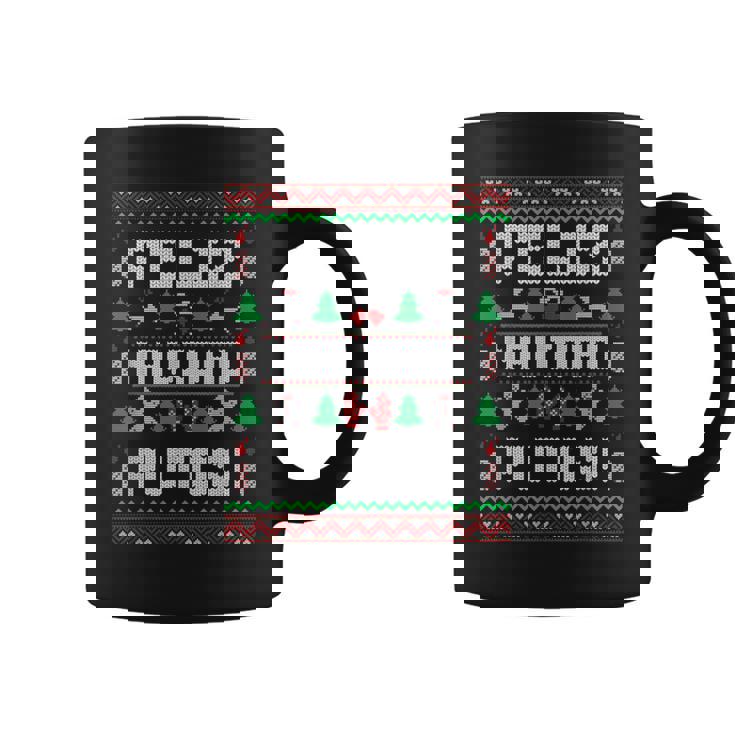 Feliz Navidad Putos Mexican Christmas Sweater Coffee Mug
