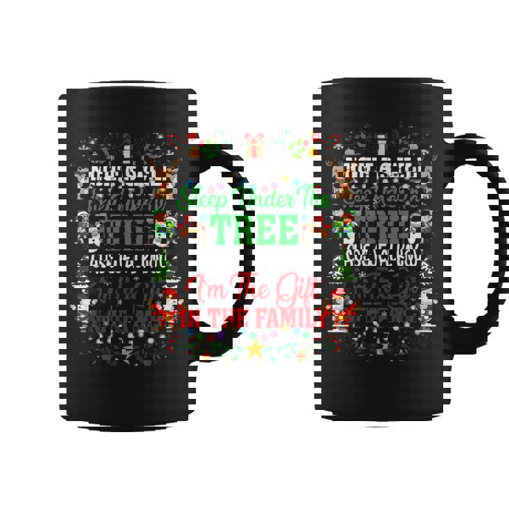 Christmas Might As Well Sleep Under Tree Christmas Coffee Mug