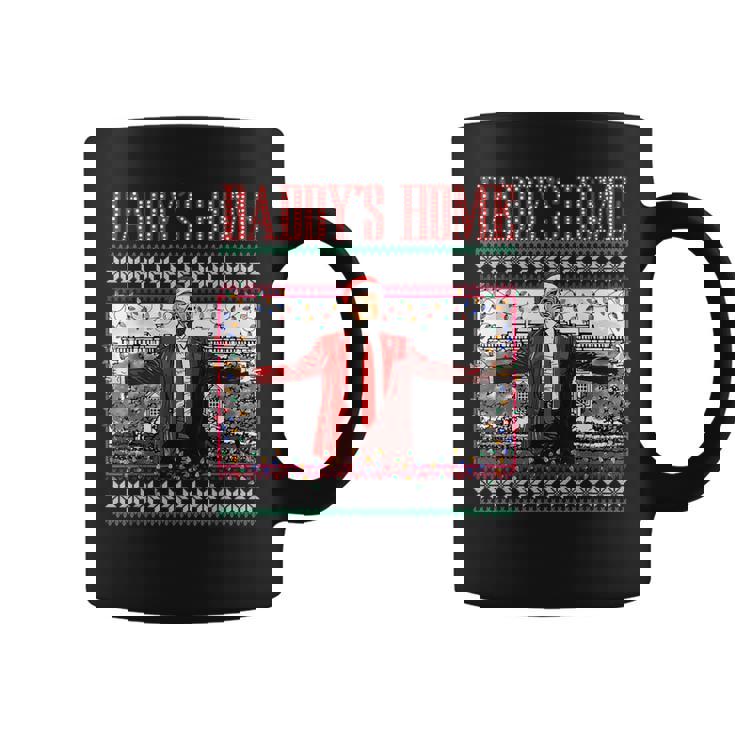 Daddy's Home Trump Ugly Christmas Sweater Xmas Pajamas Coffee Mug
