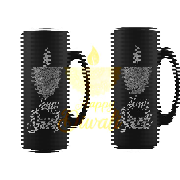 Happy Diwali Lantern Festival Lights Hindu Diya Deepavali Graphic Print Coffee Mug