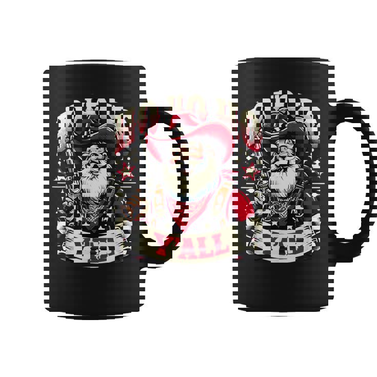 Holiday Cowboy Santa Country Western Christmas Spirit Coffee Mug