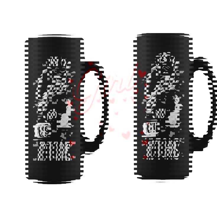 Just A Girl Who Loves Arctic Hares Graphic Print Coffee Mug