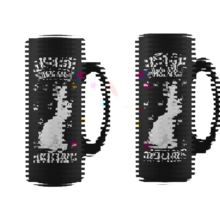 Just A Girl Who Loves Arctic Hares Cute Arctic Hare Lover Graphic Print Coffee Mug