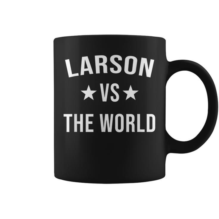 Larson Gegen Das World Family Reunion Nachname Team Custom Tassen