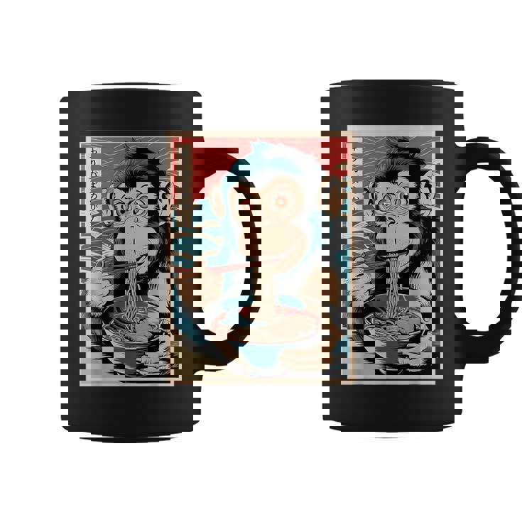 Ramen Japanese Kawaii Monkey Graphic Anime Coffee Mug