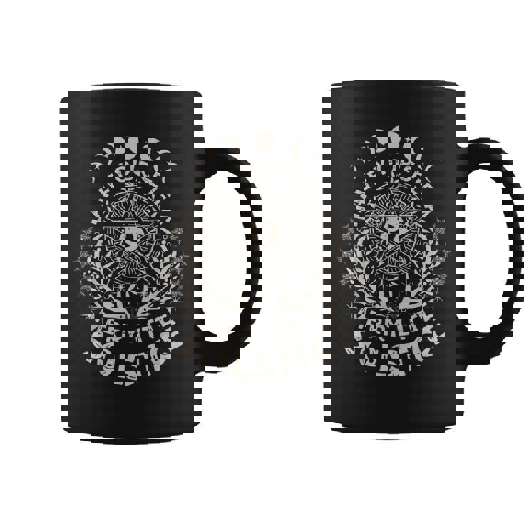 Retro Have Yourself A Merry Little Solstice Yule Holiday Coffee Mug