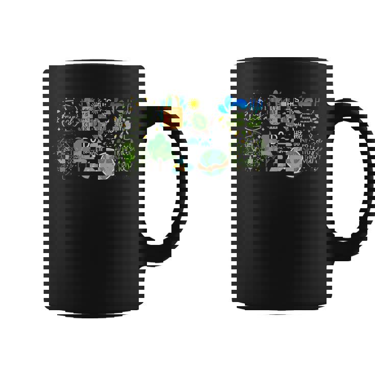 Save The Planet Climate Change Earth Day Eco Energy Graphic Print Coffee Mug