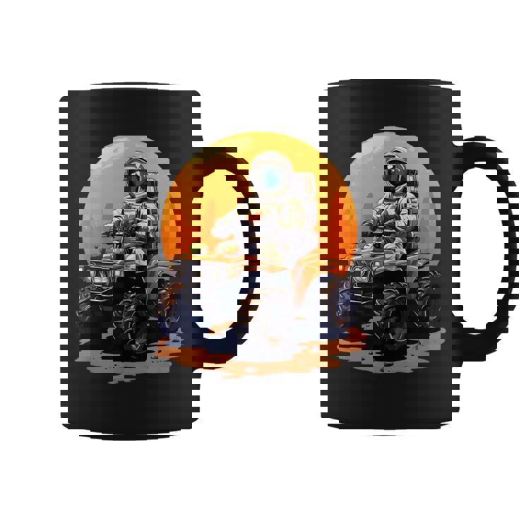Scary Spooky Halloween Pumpkin Moon Rover Graphic Print Coffee Mug