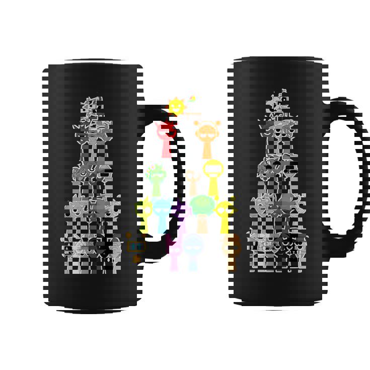 Sprunki Beats Sprunki Game Christmas Tree Coffee Mug