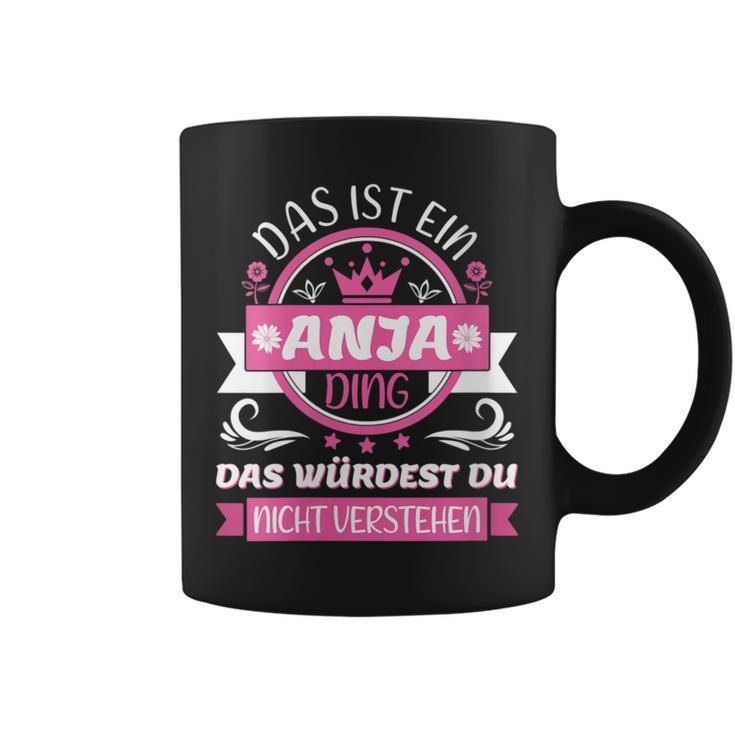 Women's Anja Name First Name Name Day Das Ist Ein Anja Ding With-Neck Tassen