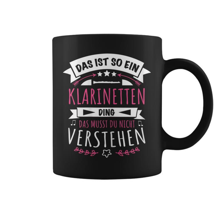 Women's Clarinettist Musician Das Ist So Ein Klarinettending Tassen