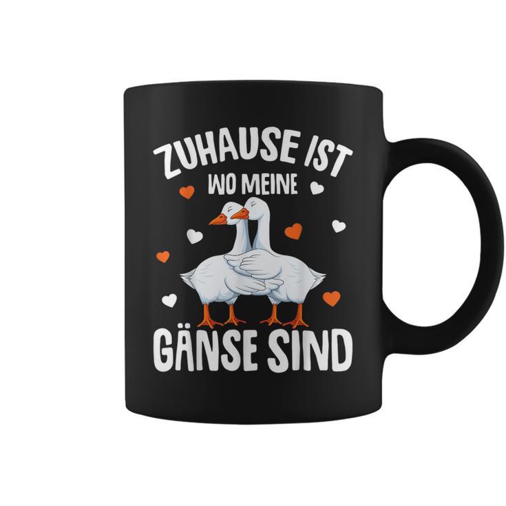 Zuhause Ist Wo Meine Gäse Sind Gäsehalter Tassen