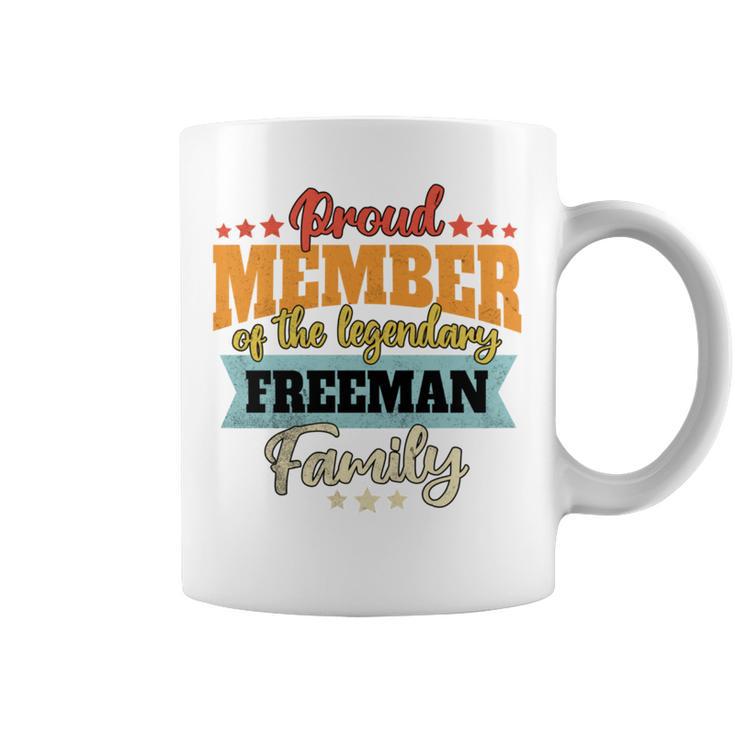 Freeman Nachname Freeman Tassen