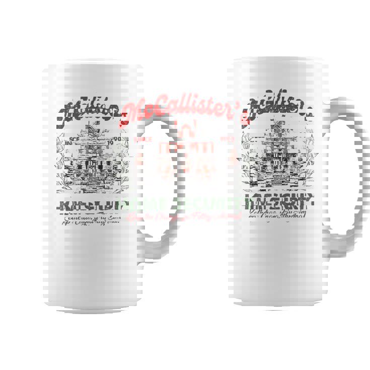 Mc-Calister Christmas Home Security Coffee Mug