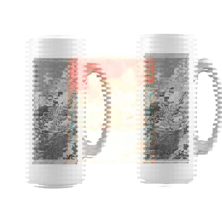 Shiba Inu Ramen Japanese Kawaii Shiba Dog Anime Coffee Mug