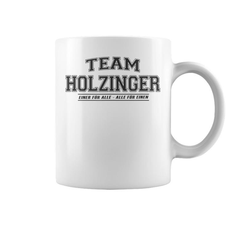 Team Holzinger Stolze Familie Nachname Geschenk Tassen