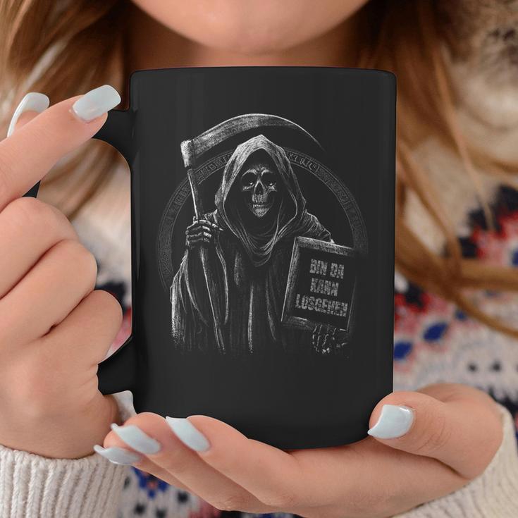 Bin Da Kann Losgehen Saying Humour Grim Reaper Tassen Lustige Geschenke