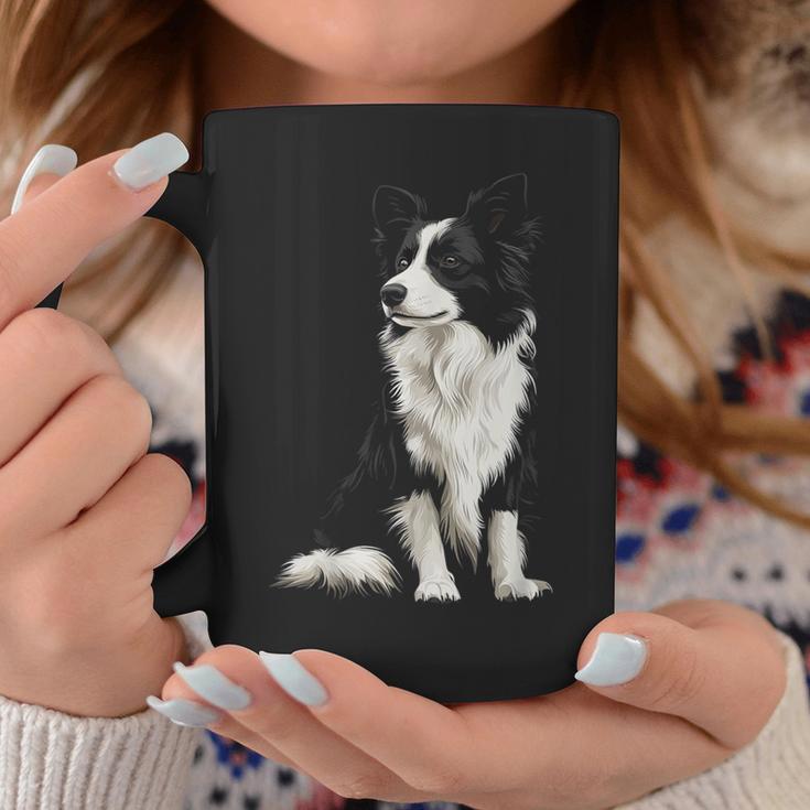 Border Collie Dog Pet Illustration Border Collie Tassen Lustige Geschenke