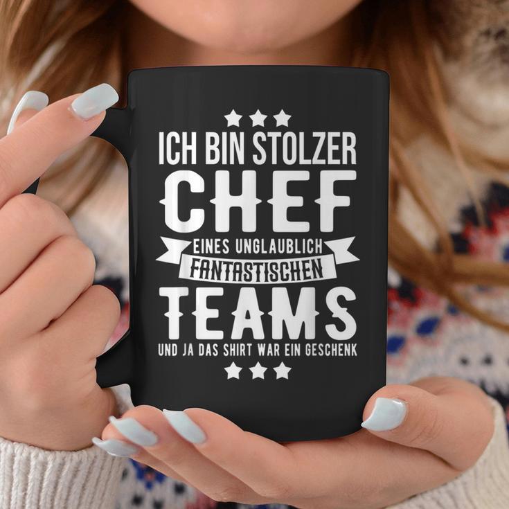 Chef Saying Ich Bin Stolzer Chef Eines Fantastische Teams S Tassen Lustige Geschenke