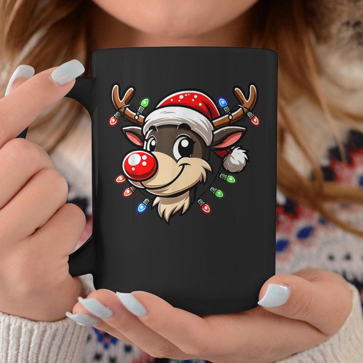 Christmas Children Reindeer Red Nose Xmas Tassen Lustige Geschenke