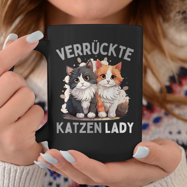 Crazy Cats Lady Cats Slogan Tassen Lustige Geschenke