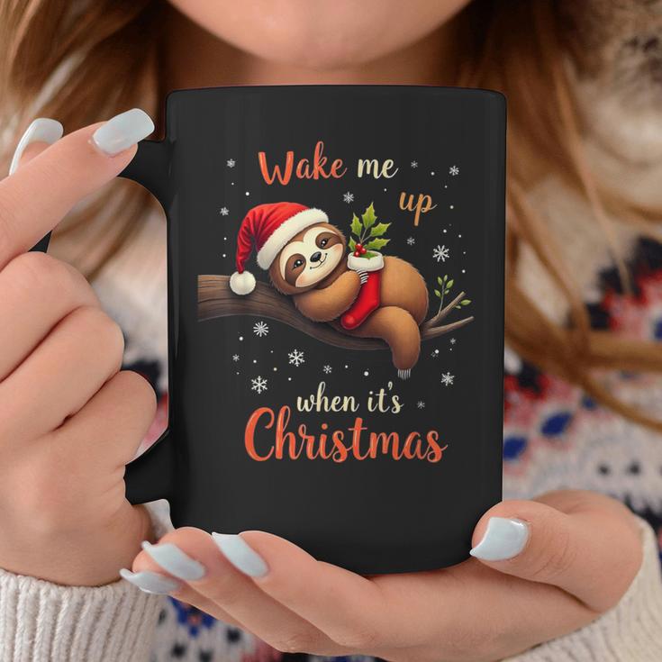 Cute Christmas Fautier Wake Me Up When Christmas Tassen Lustige Geschenke