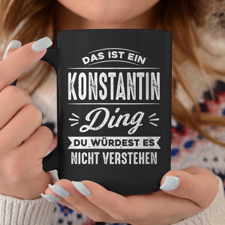 Damen Das Ist Ein Konstantin Ding Du Würdest Es Nichterstehen Mit-Ausschnitt Tassen Lustige Geschenke