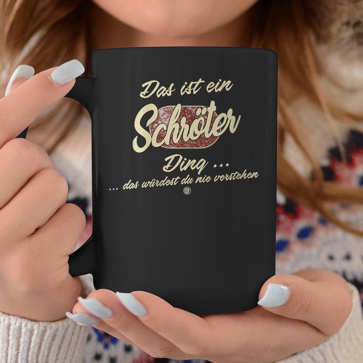 Damen Das Ist Ein Schröter Ding Lustiges Familie Schröter Mit-Ausschnitt Tassen Lustige Geschenke