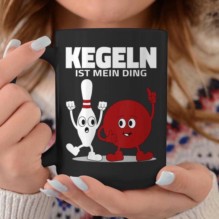 Damen Lustige Kugel & Kegel I Kegeln I Kegeln Ist Mein Ding Mit-Ausschnitt Tassen Lustige Geschenke