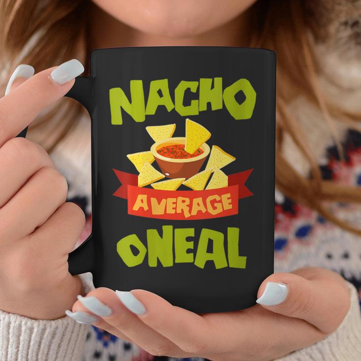 Damen Nacho Average Oneal Birthday Personalisierter Nachname Mit-Ausschnitt Tassen Lustige Geschenke