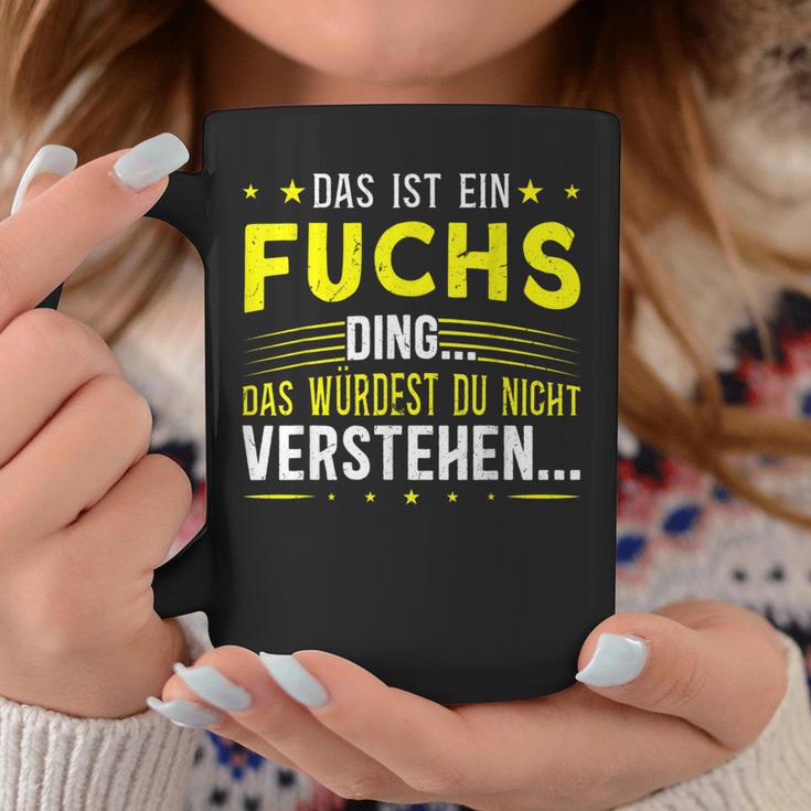 Das Ist Ein Fuchs Ding Spruch Für Familie Fuchs Tassen Lustige Geschenke