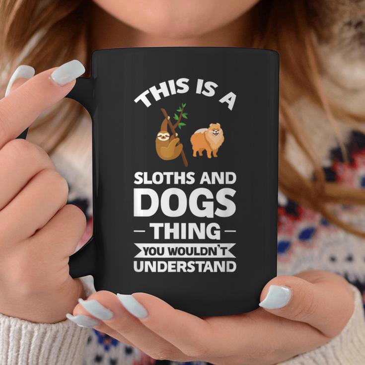 Dies Ist Ein Faultier- Und Hunde-Ding-Sloths Tassen Lustige Geschenke